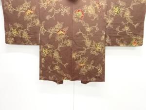 未使用品　草花模様羽織